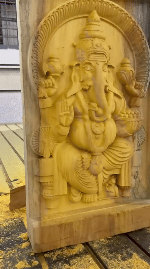 Lord Ganesha 3D Sculpted Statue